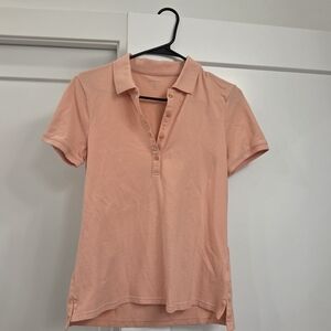 Amazon Essentials Women's Button Down Peach Shirt
